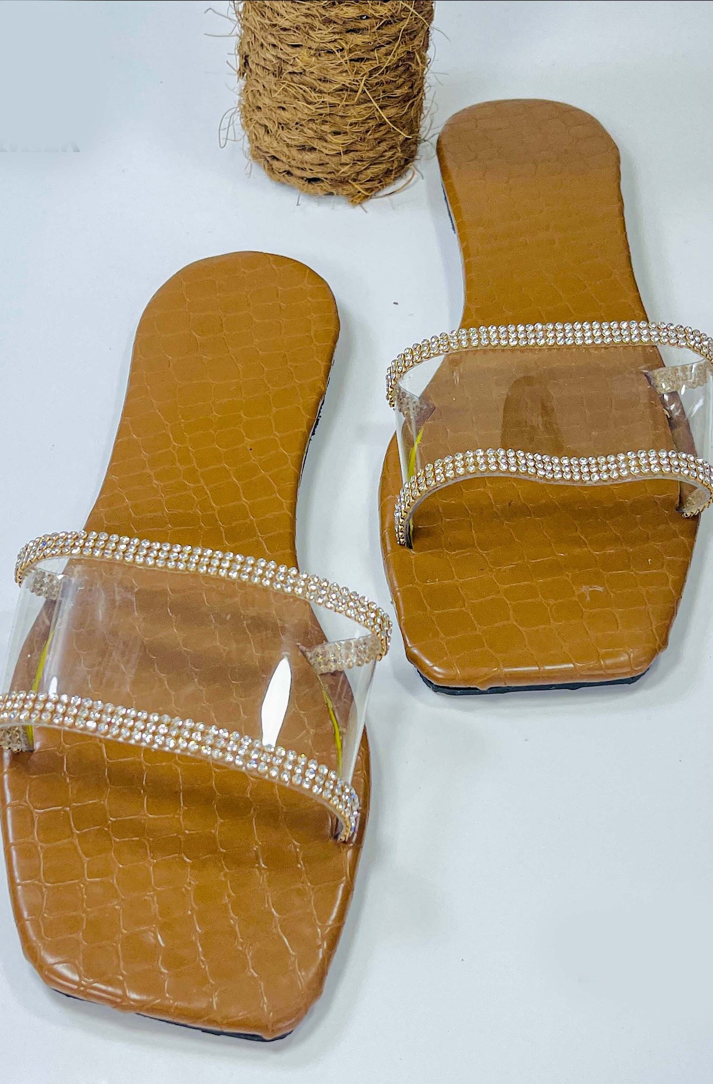 Copper Color Transparent Top Open Toe - GW209