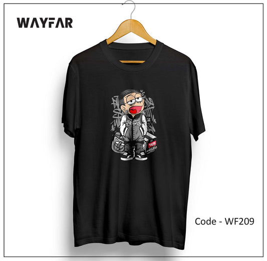 Full Color Streetwear Front Print Unisex Tee | WF209