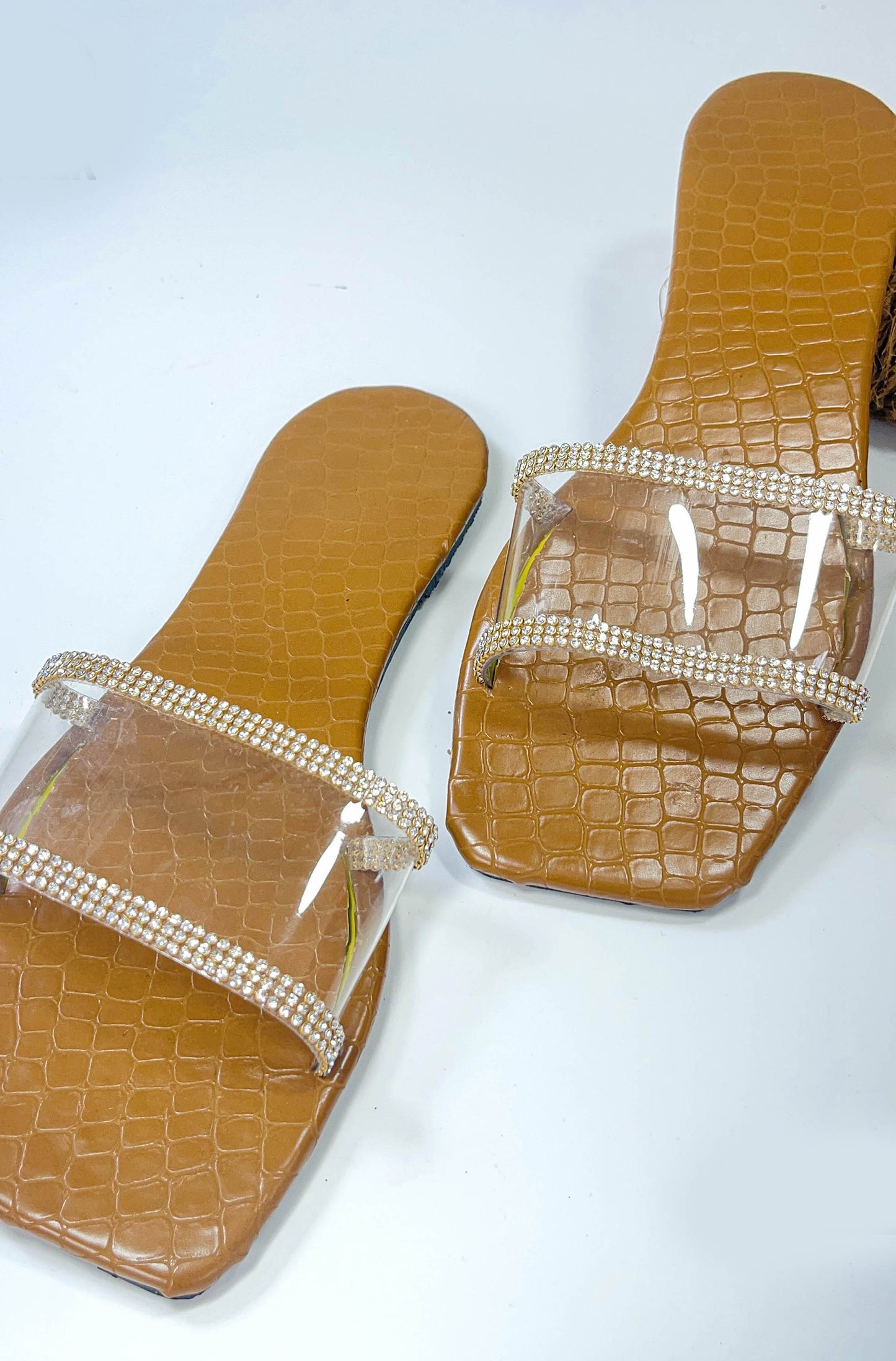 Copper Color Transparent Top Open Toe - GW209