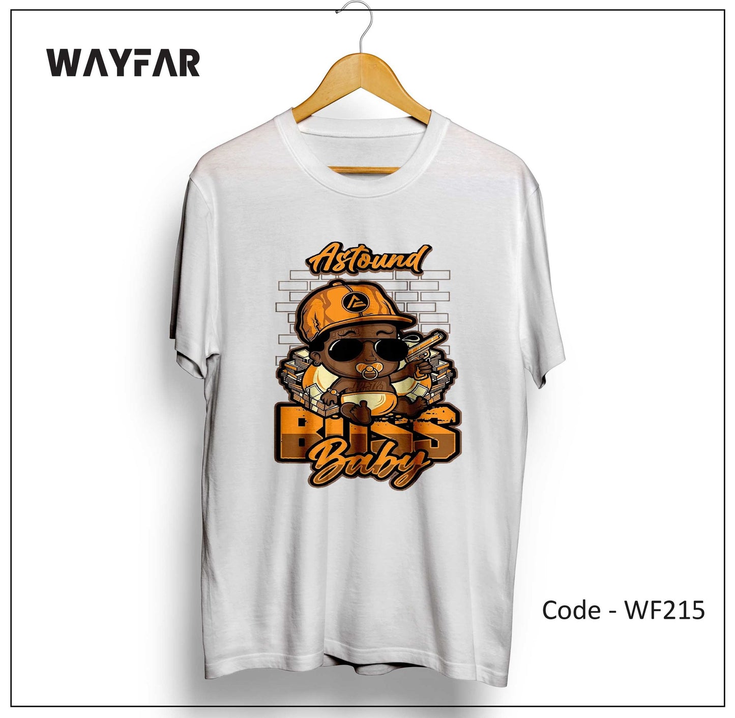 Full Color Streetwear Front Print Unisex Tee | WF165