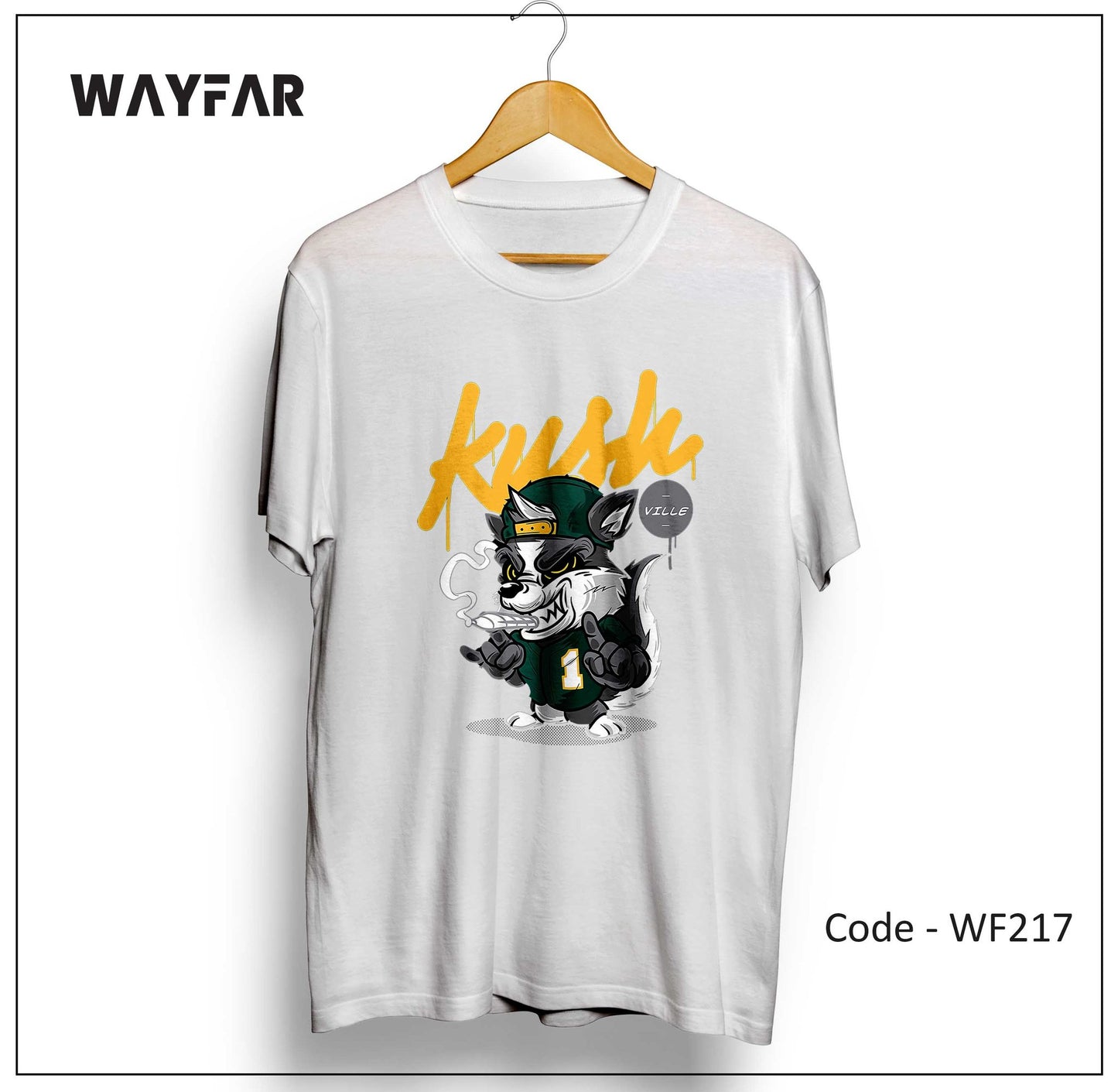 Full Color Streetwear Front Print Unisex Tee | WF167