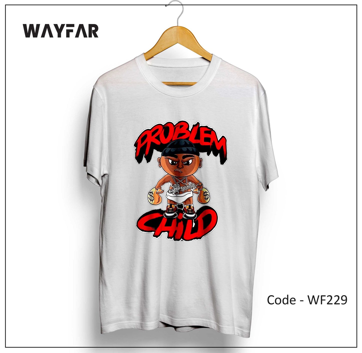 Full Color Streetwear Front Print Unisex Tee | WF182