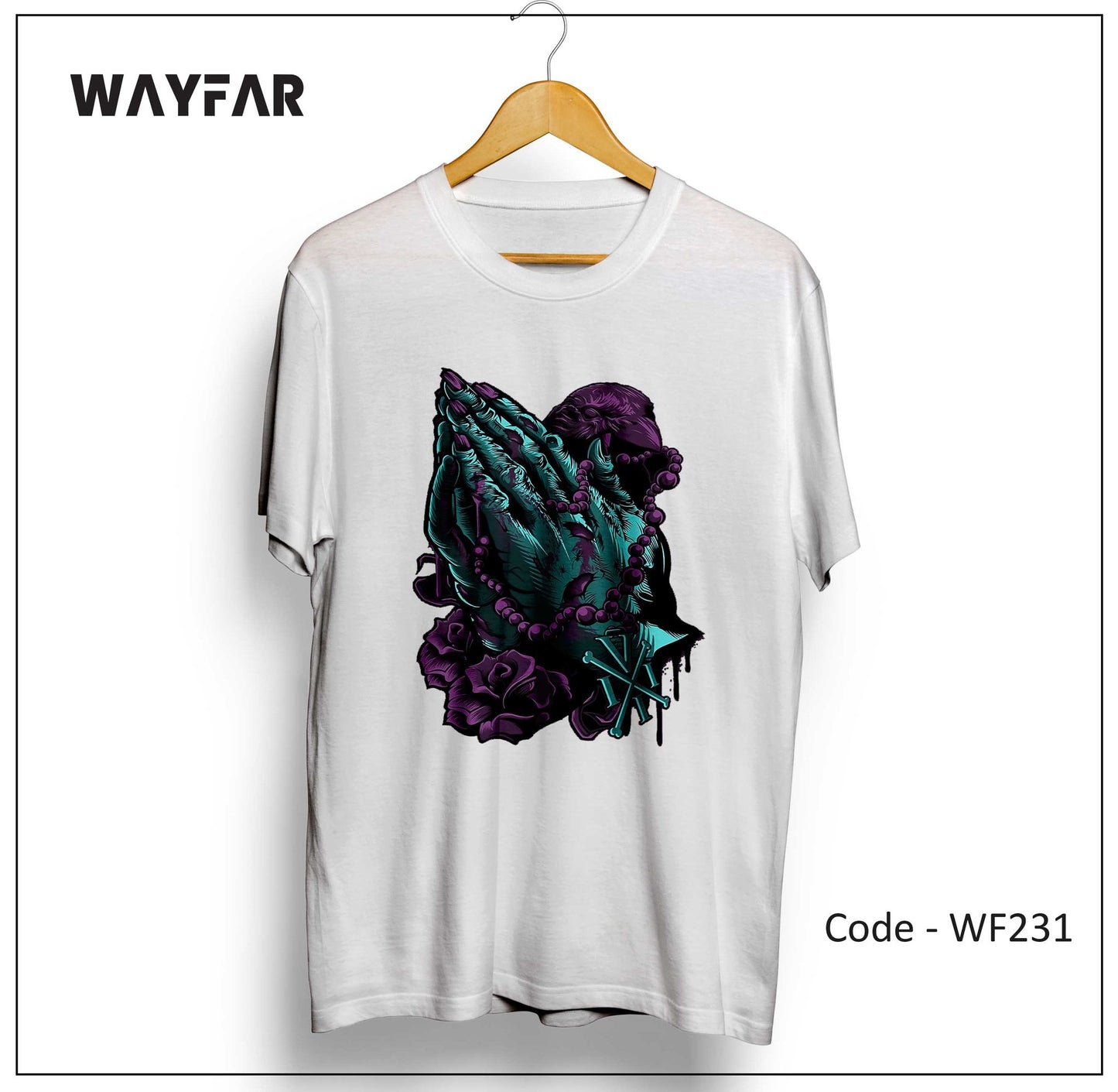 Full Color Streetwear Front Print Unisex Tee | WF185
