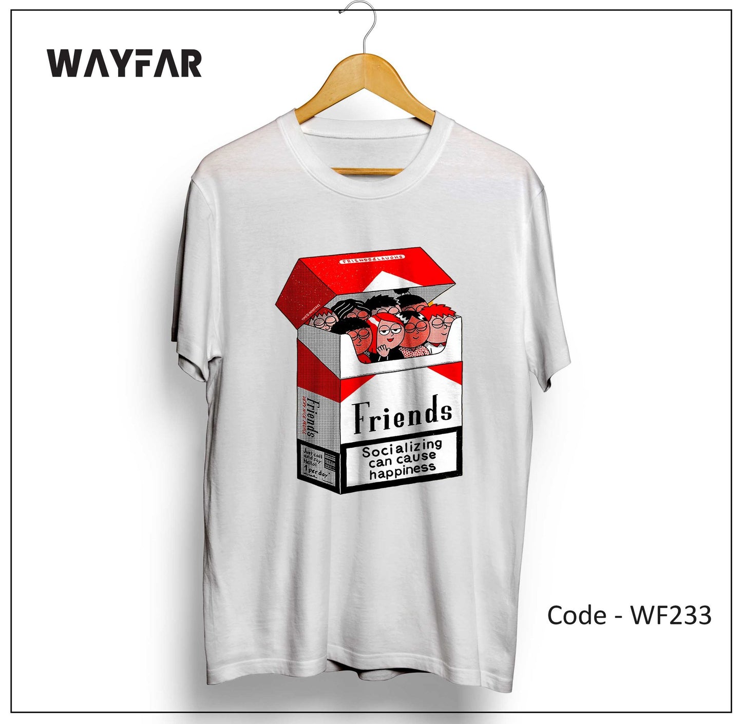 Full Color Streetwear Front Print Unisex Tee | WF187