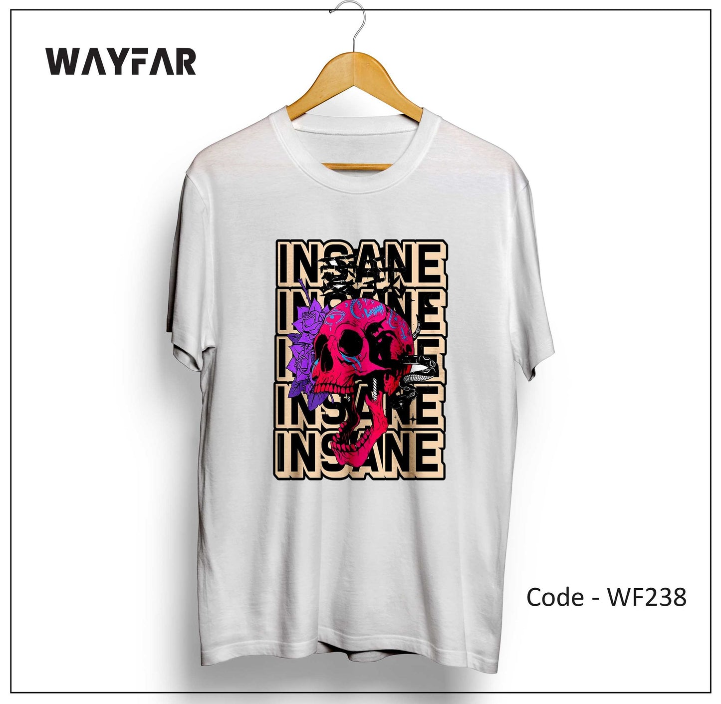 Full Color Streetwear Front Print Unisex Tee | WF194