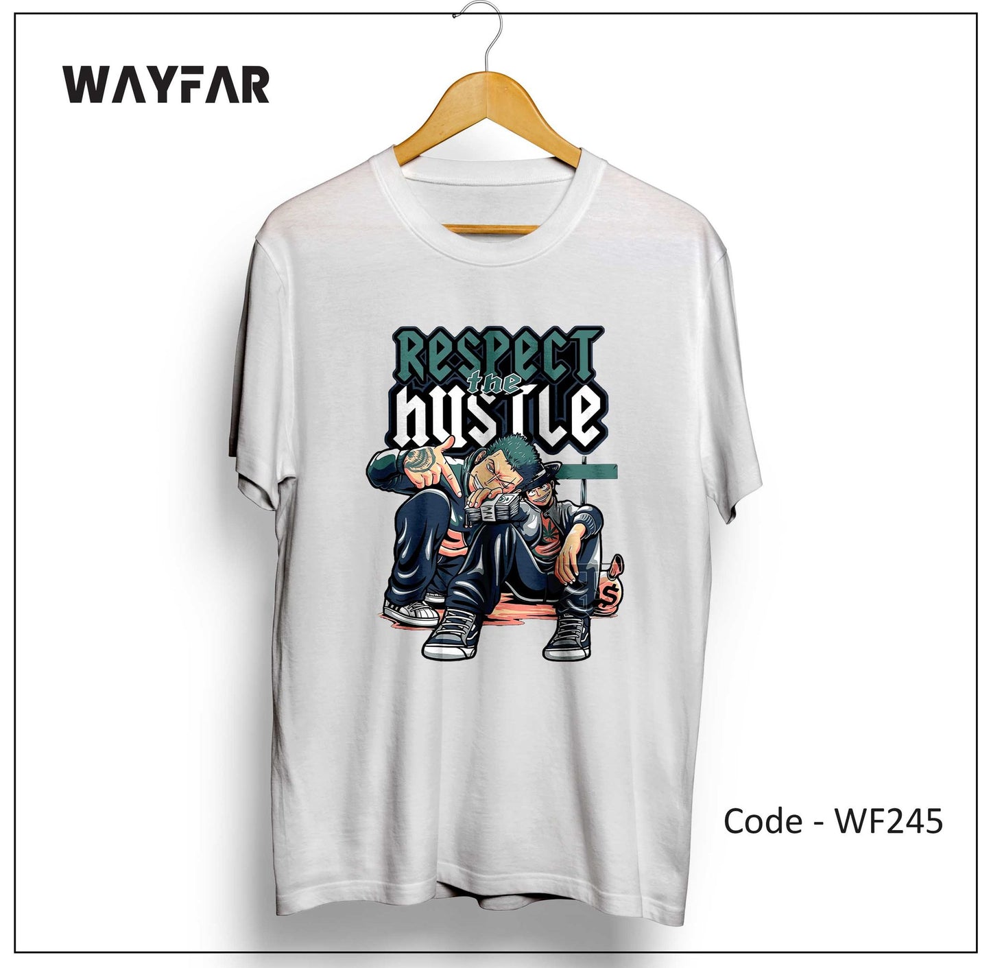 Full Color Streetwear Front Print Unisex Tee | WF203