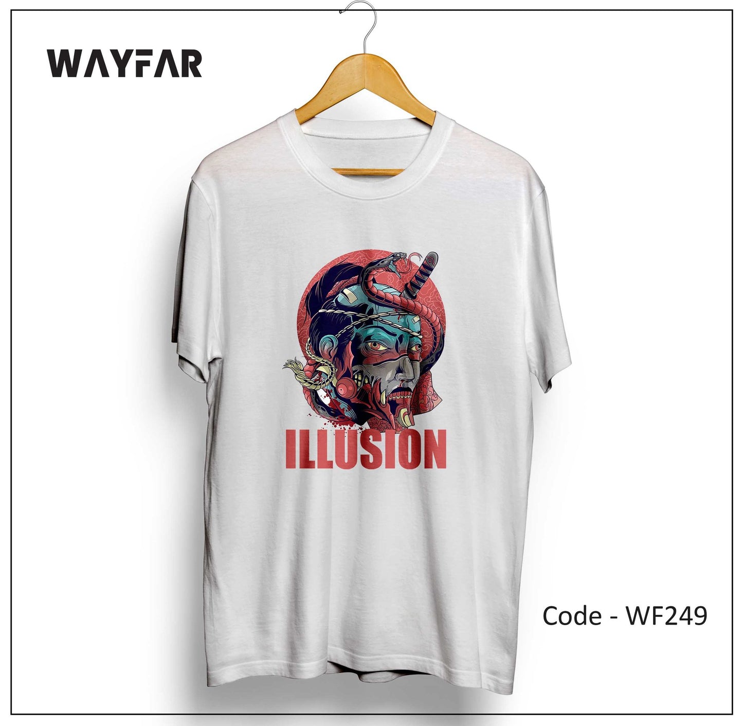 Full Color Streetwear Front Print Unisex Tee | WF208