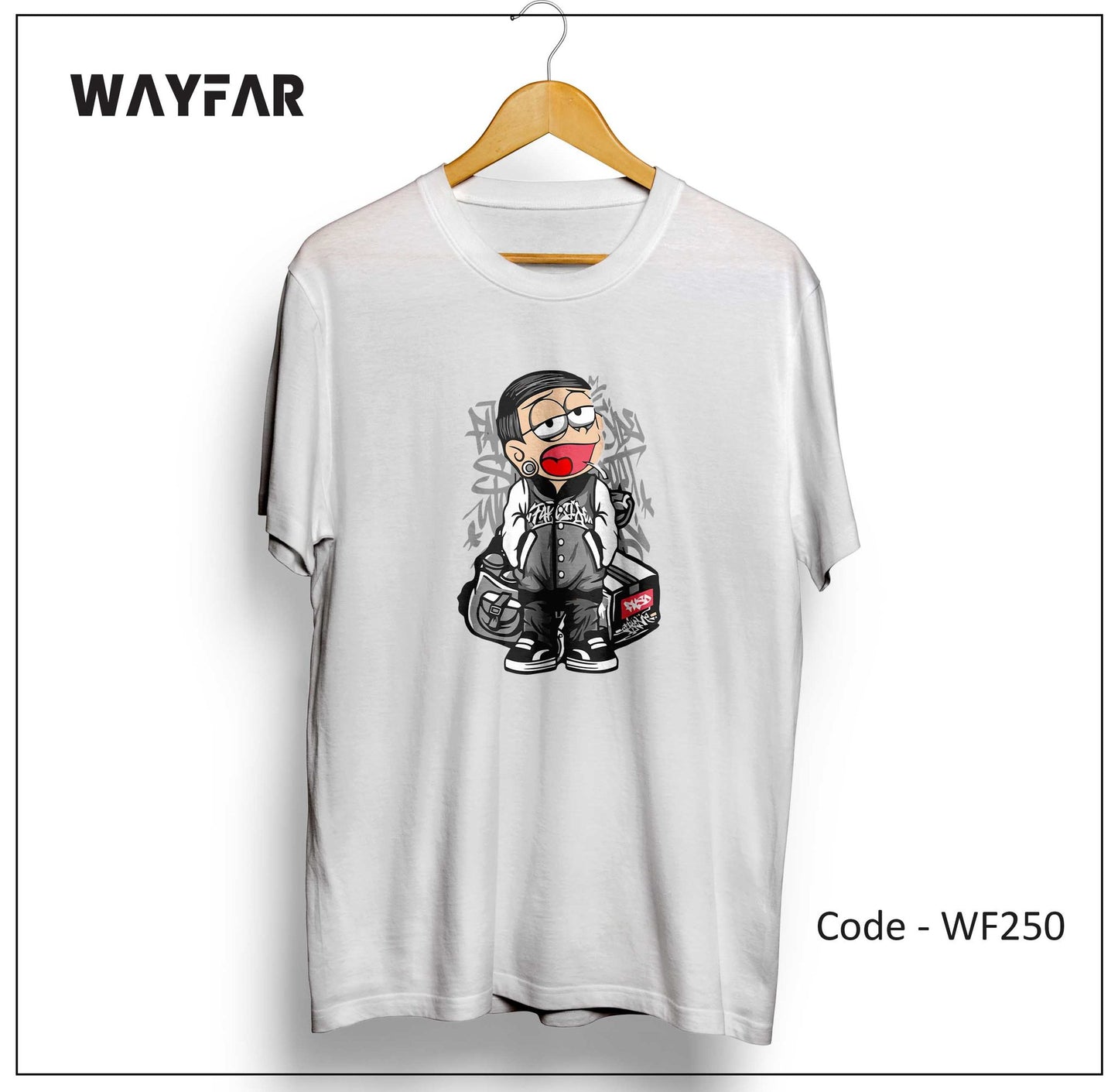 Full Color Streetwear Front Print Unisex Tee | WF209