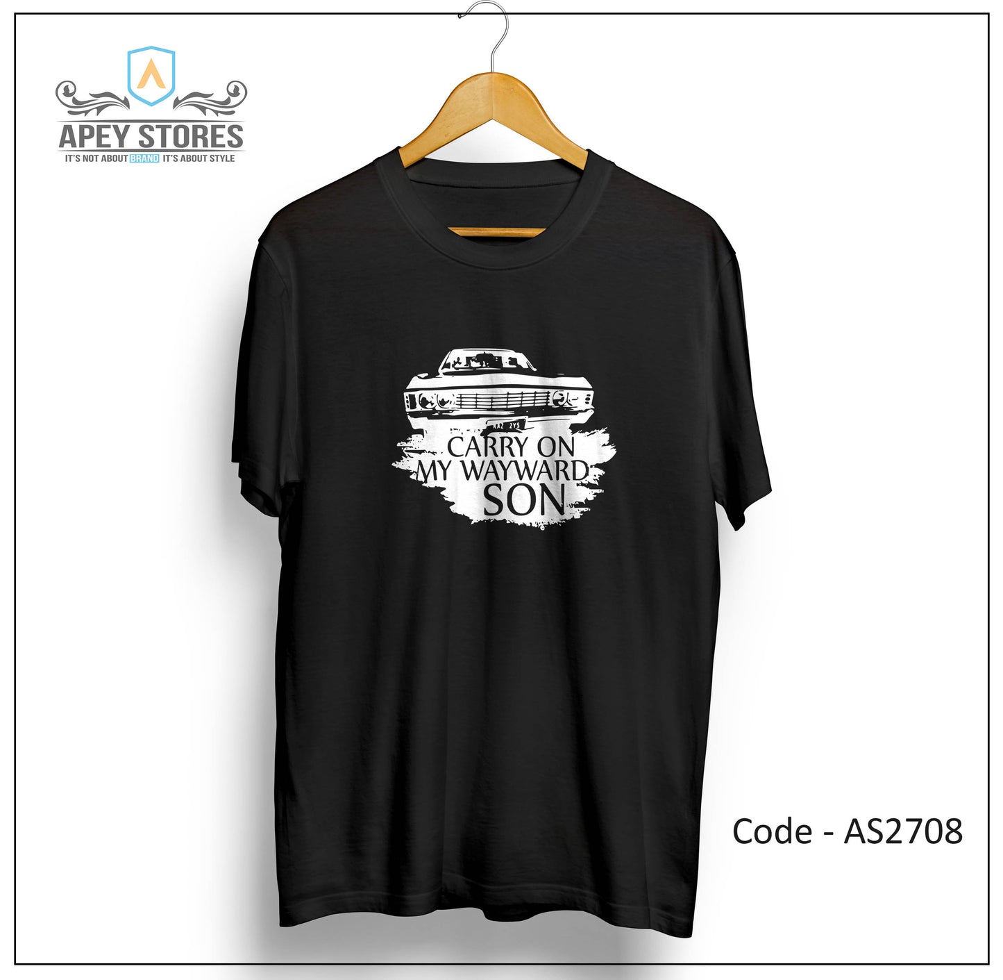 Supernatural TV Show Front Print Unisex Tee | AS2708