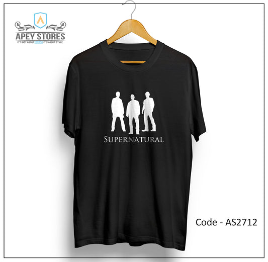 Supernatural TV Show Front Print Unisex Tee | AS2712