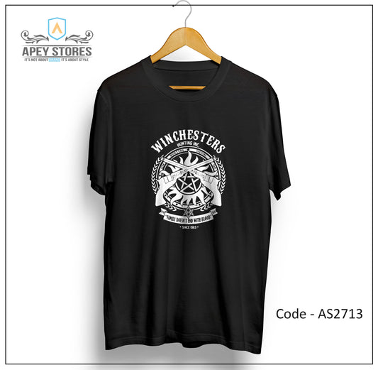 Supernatural TV Show Front Print Unisex Tee | AS2713