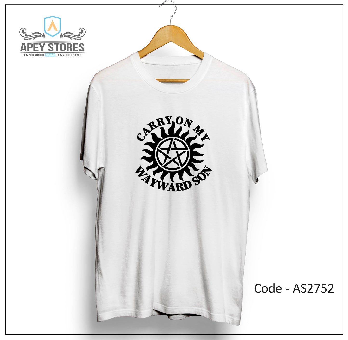 Supernatural TV Show Front Print Unisex Tee | AS2704