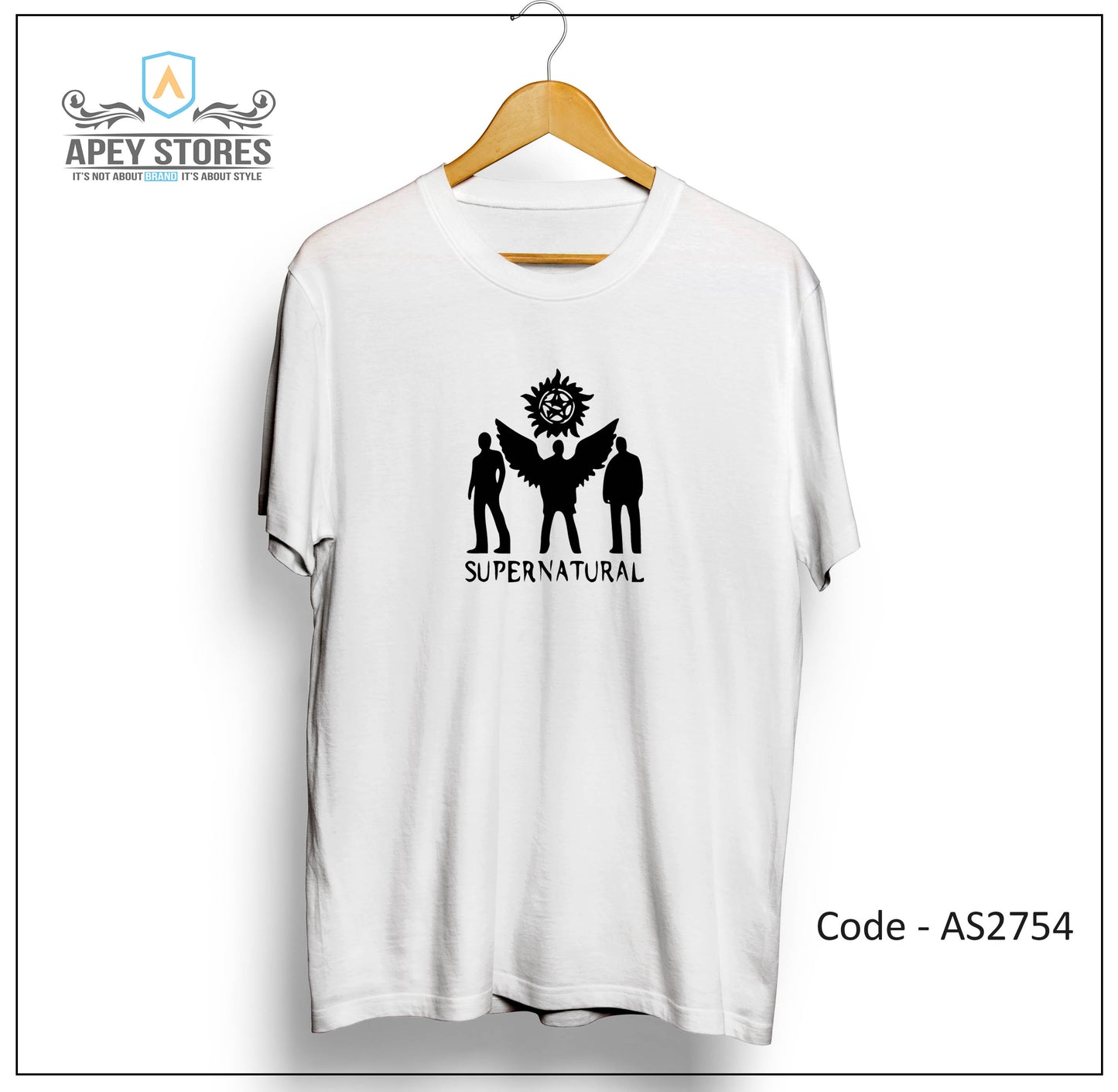 Supernatural TV Show Front Print Unisex Tee | AS2707