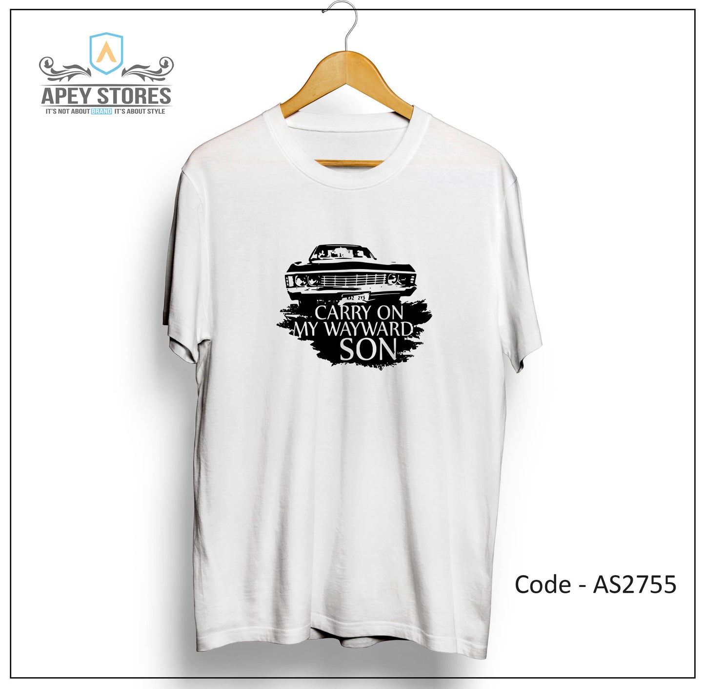 Supernatural TV Show Front Print Unisex Tee | AS2708