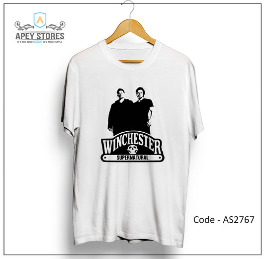 Supernatural TV Show Front Print Unisex Tee | AS2720