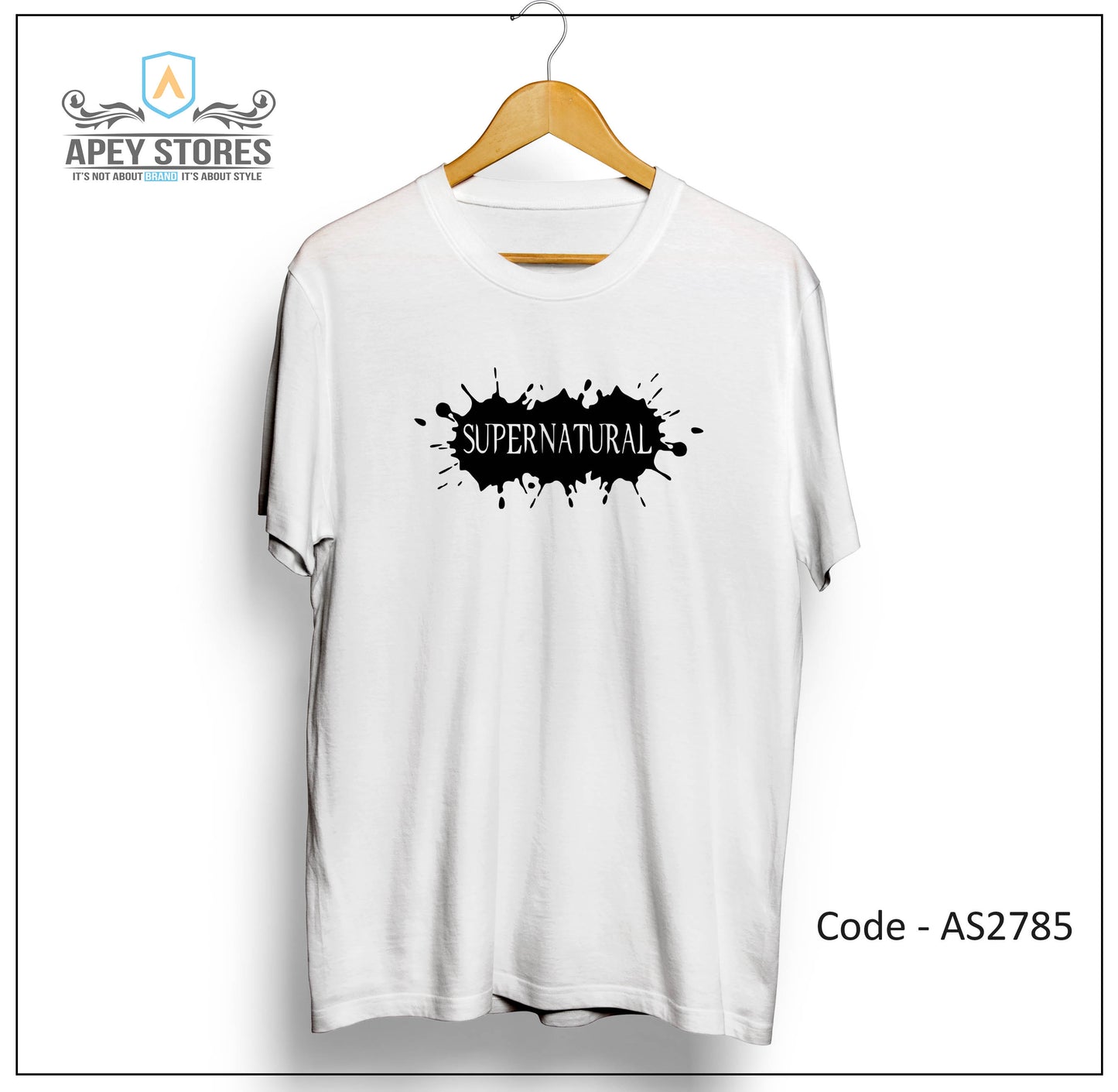 Supernatural TV Show Front Print Unisex Tee | AS2738