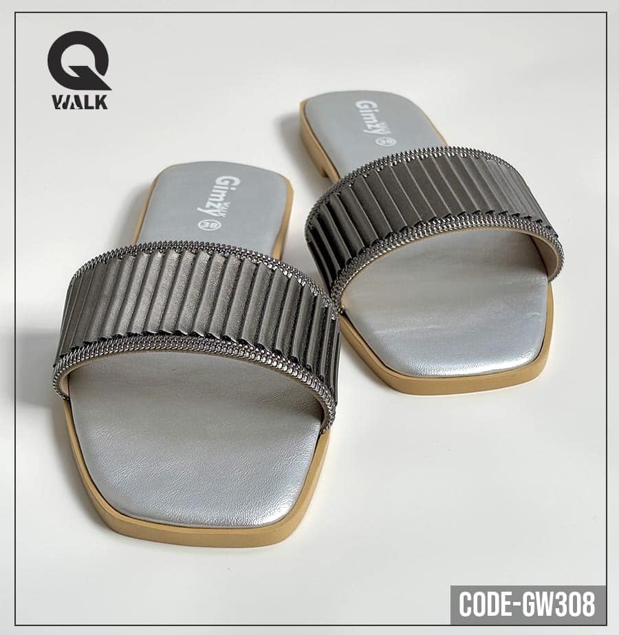 Light Grey Color Slipper with Cover Front | GW308