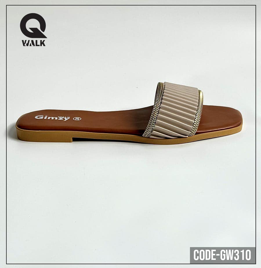Brown Color Slipper with Cover Front | GW310