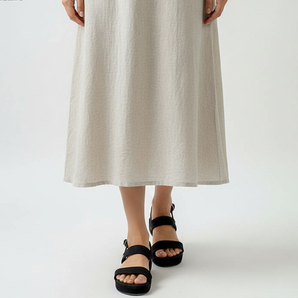 Black Color Velvet Flatfoam with Straps | GW317