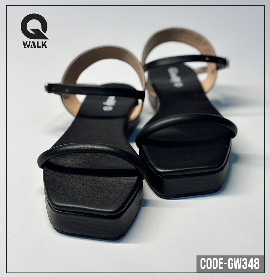 Black Color Flatfoam with Black Color Straps | GW348