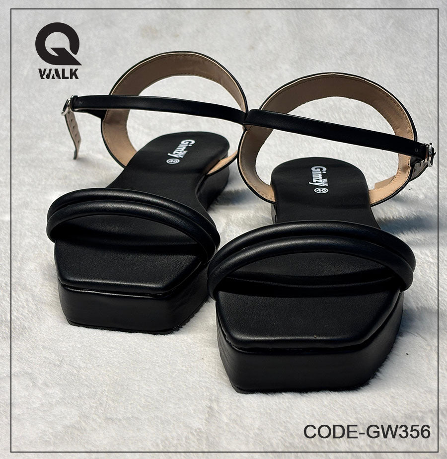 Black Color Flatfoam with Black Color Strap| GW356