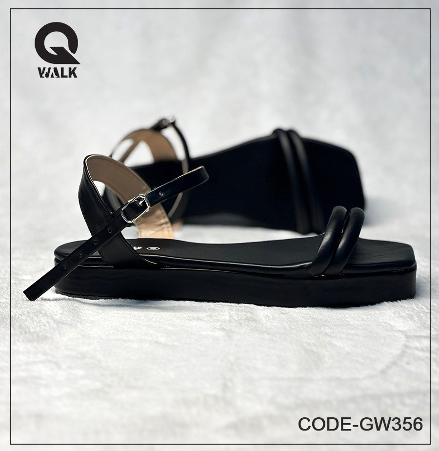 Black Color Flatfoam with Black Color Strap| GW356
