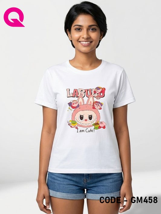 White Color T Shirt | GM458